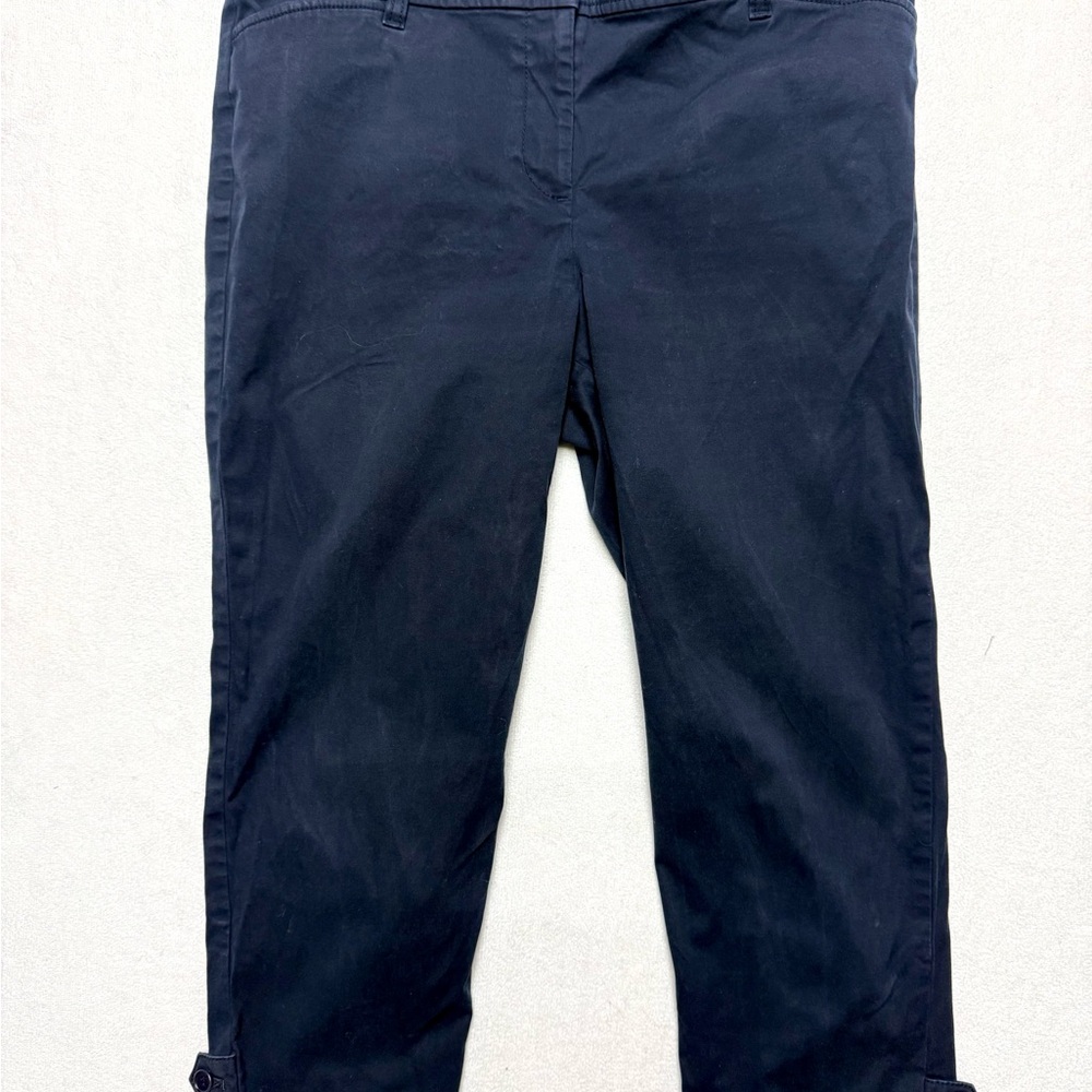 Talbots Dark Navy Perfect Crop Pant